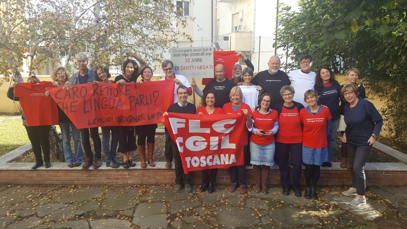 Da oggi per tutta la settimana sciopero degli ex Lettori e Collaboratori esperti linguistici (Cel) dell’Università di Pisa