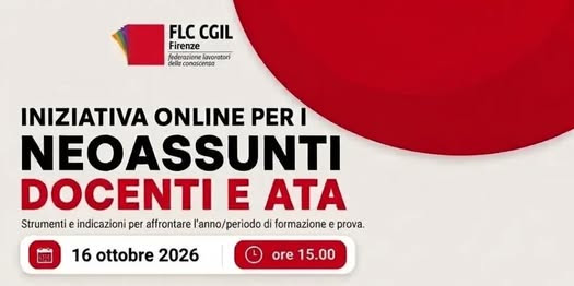 Seminario Docenti e ATA neoassunti. Ven 16/10