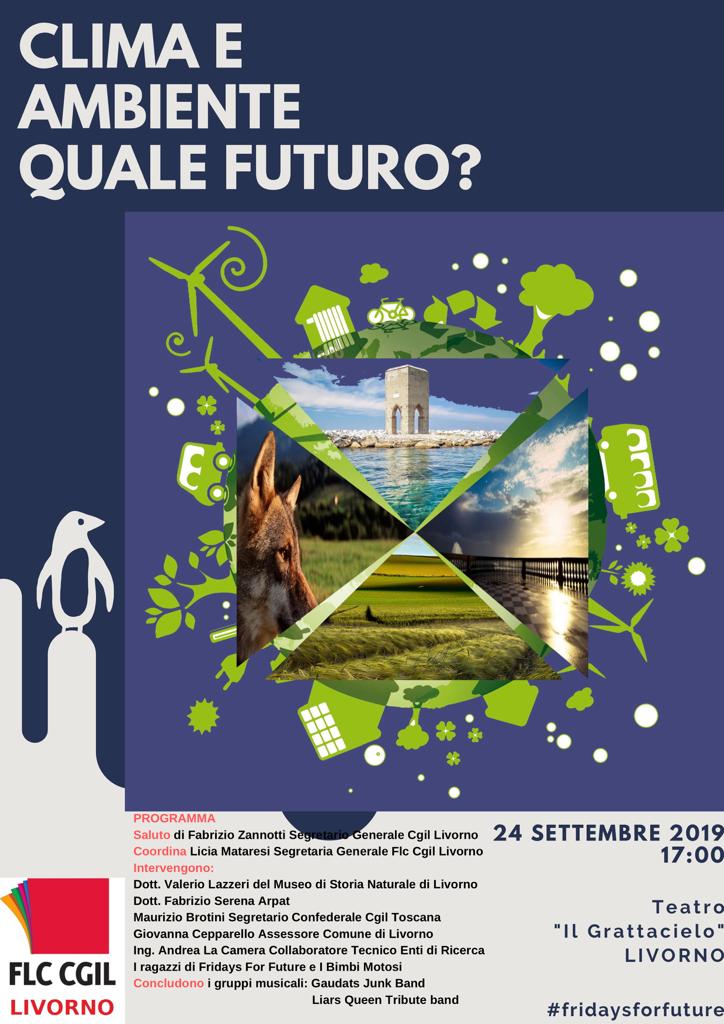 Global Climate Strike: l'iniziativa della FLC CGIL Livorno