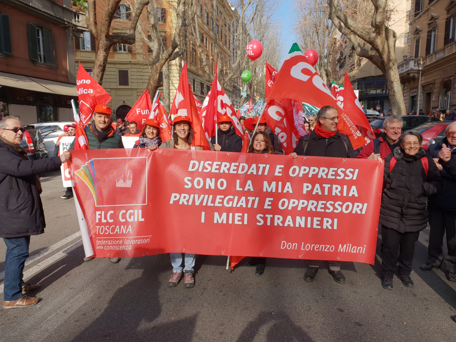 Manifestazione unitaria: investimenti e lavoro al primo posto!