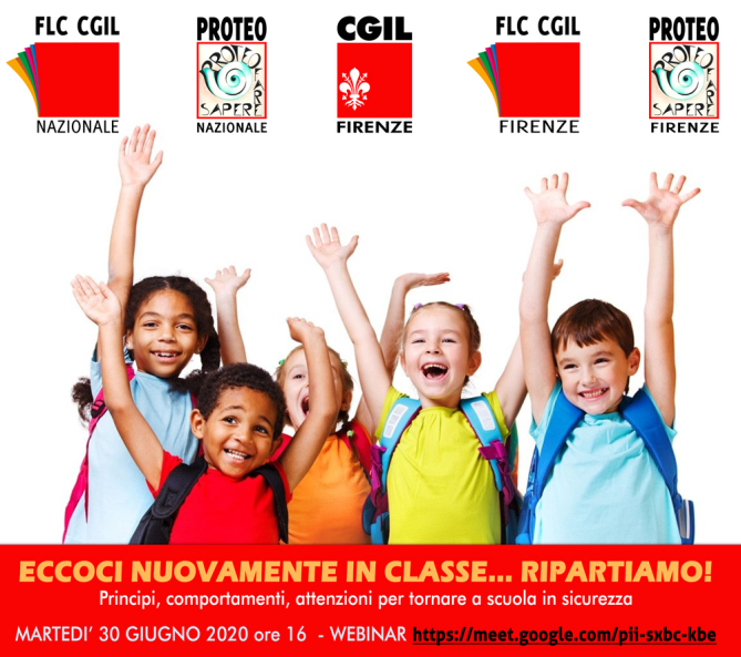 Eccoci nuovamente in classe... ripartiamo! Webinar 30/6