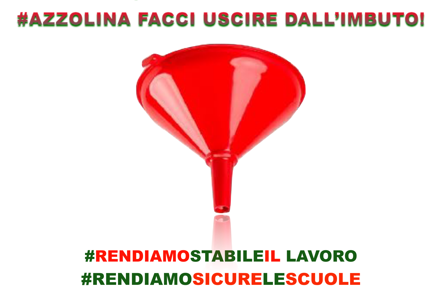 #Azzolina, facci uscire dall'imbuto