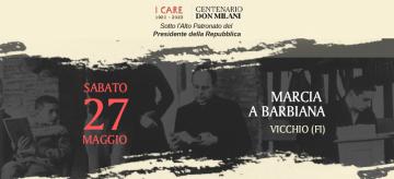 XXII Marcia a Barbiana: sabato 27 maggio a Vicchio
