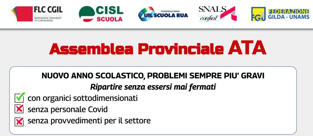 Assemblea provinciale ATA 29/8