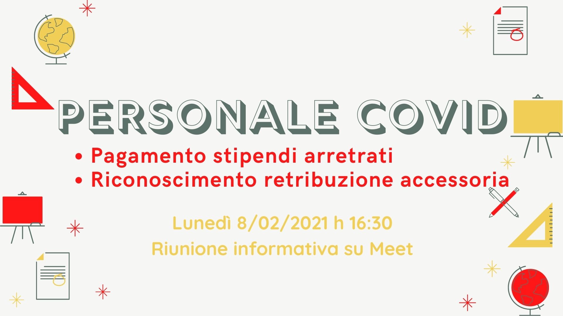 Personale Covid della scuola:  la FLC CGIL Grosseto pronta all’azione legale