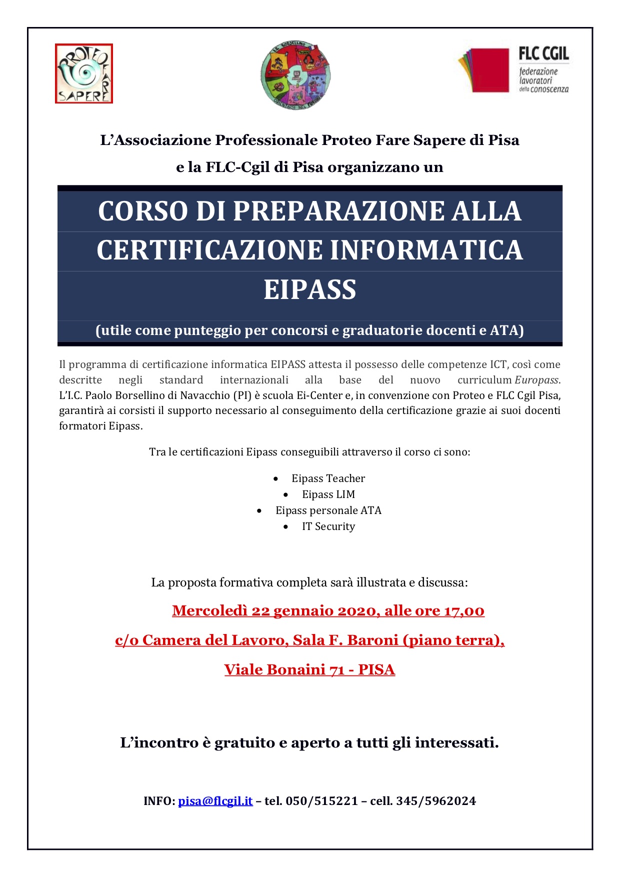 Certifica le tue competenze informatiche con noi